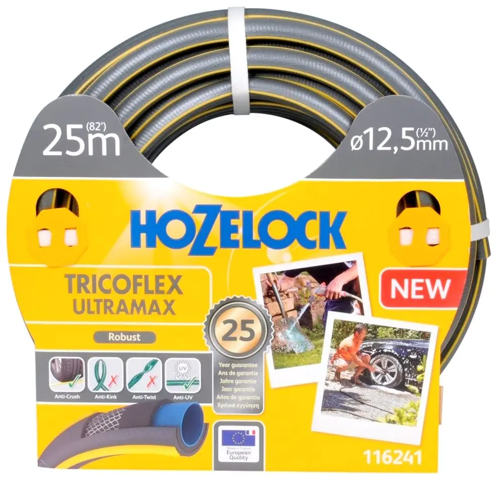 Шланг для полива Hozelock 116241 (Grey/Yellow)