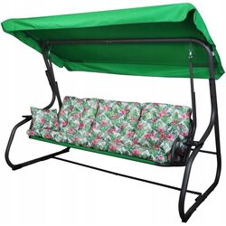 Scaun balansoar Saska Garden Matylda (Green/Multicolor)
