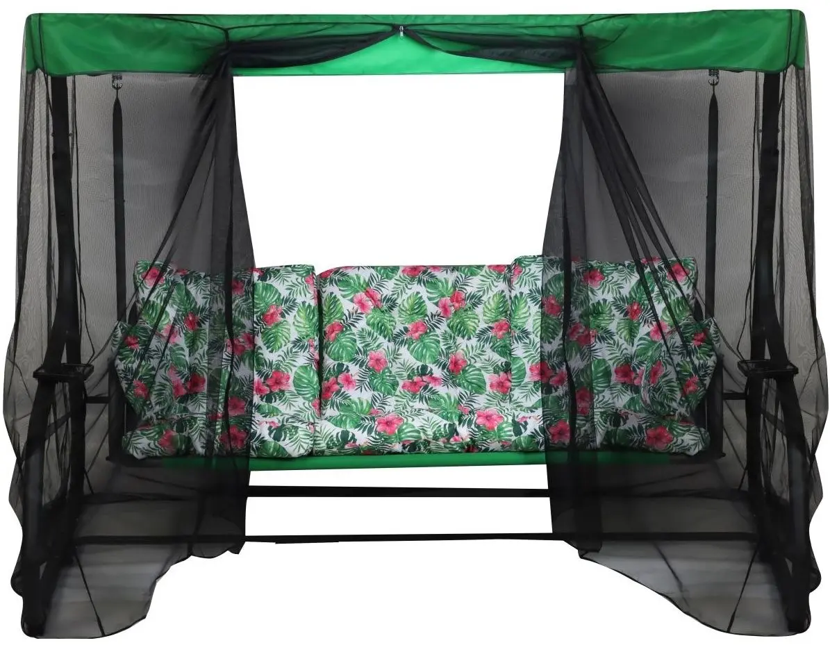 Scaun balansoar Saska Garden Matylda (Green/Multicolor)