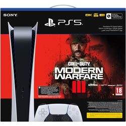 Игровая консоль Sony PlayStation 5 Digital Edition 825GB + Call of Duty MWIII (White) Thumb