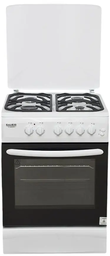 Aragaz combinat Bauer TE 6640 WIC (White)