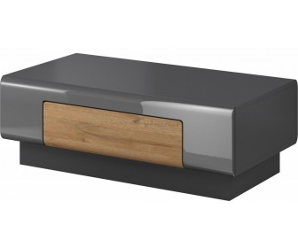 Masa pentru reviste Helvetia Toledo №99 1S (Anthracite Gloss/Grandson Oak)