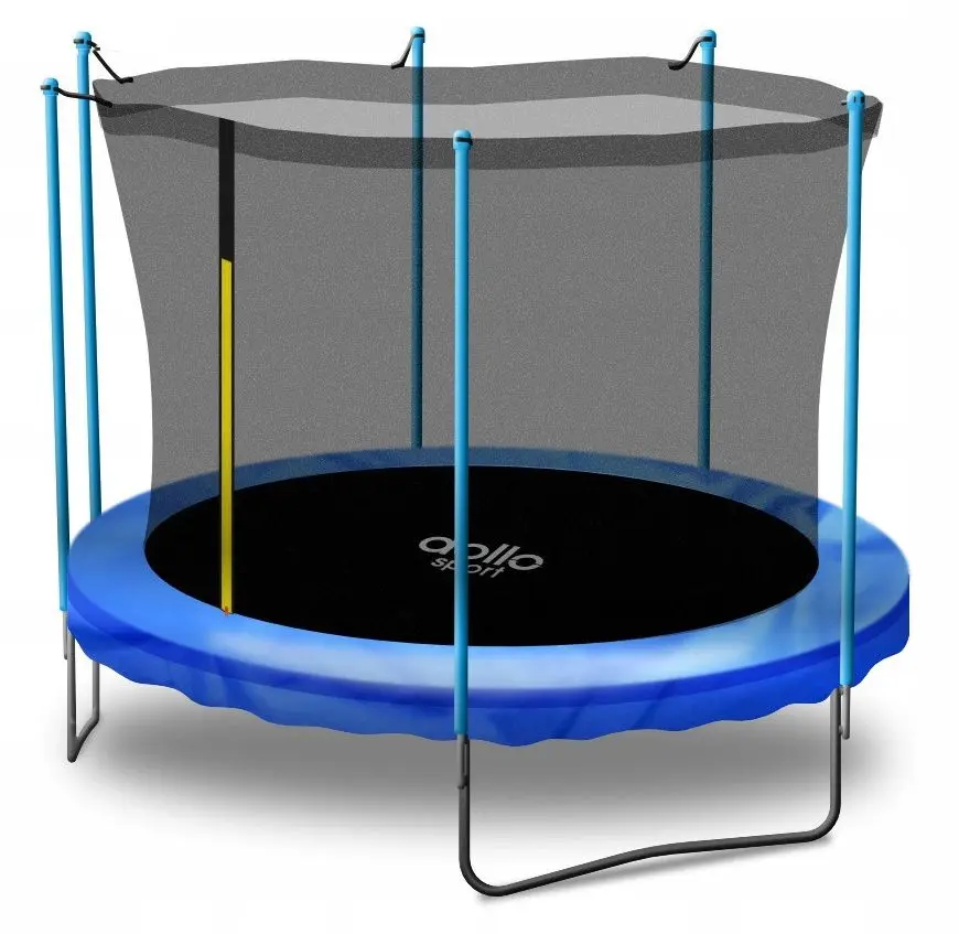 Батут с защитной сеткой Dollo Sport 312 (Black/Blue) - 8