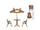 Set mobilier de gradină Strend Pro Melisenda Monkey 1 + 2 (Brown)