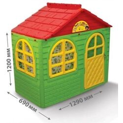 Игровой домик Doloni 02550/13 (Green/Red) Thumb