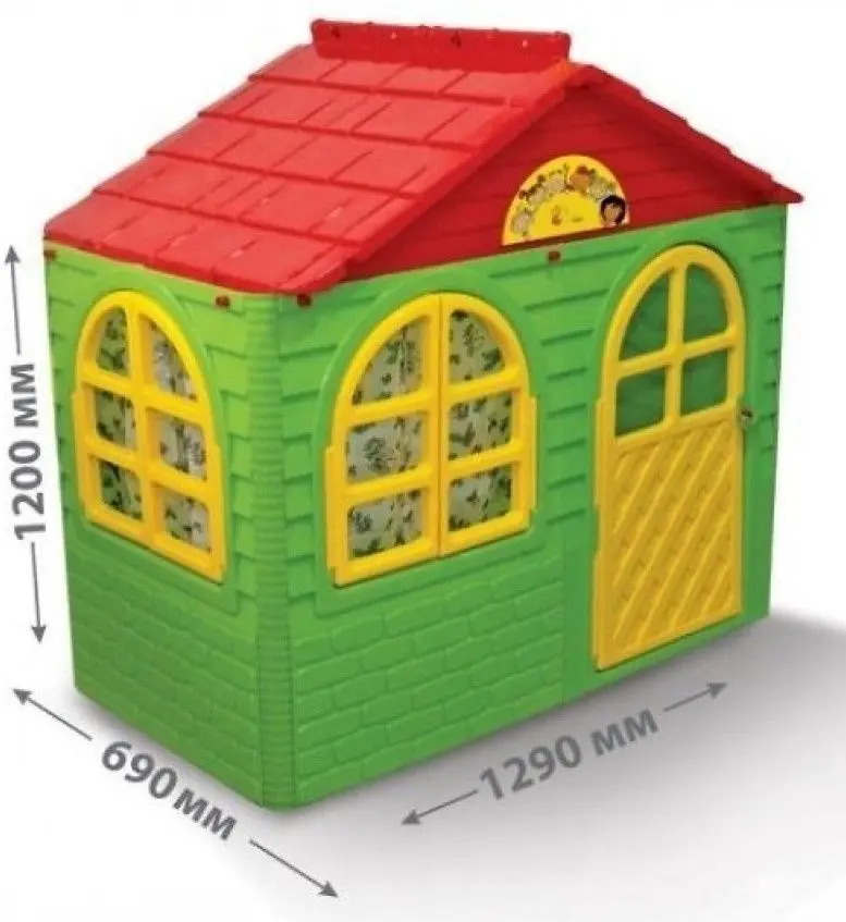 Игровой домик Doloni 02550/13 (Green/Red)