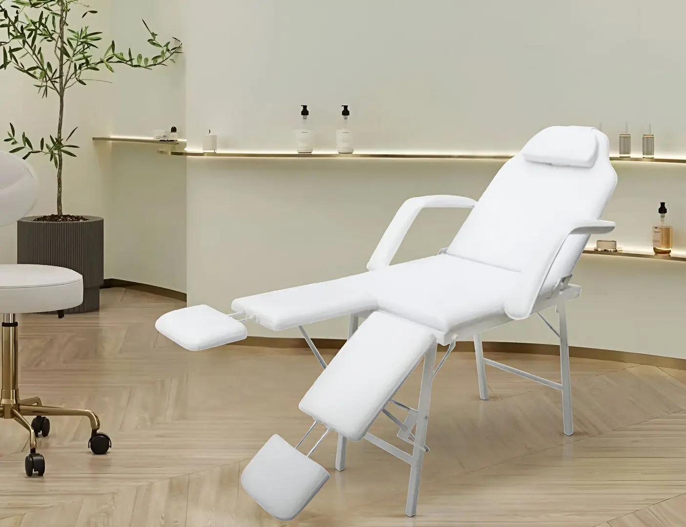 Fotoliu cosmetologic VidaXL 110042 (White)