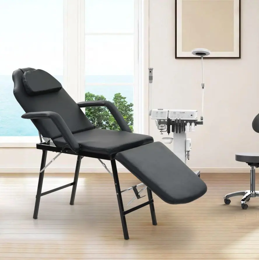 Fotoliu cosmetologic VidaXL 110160 (Black)