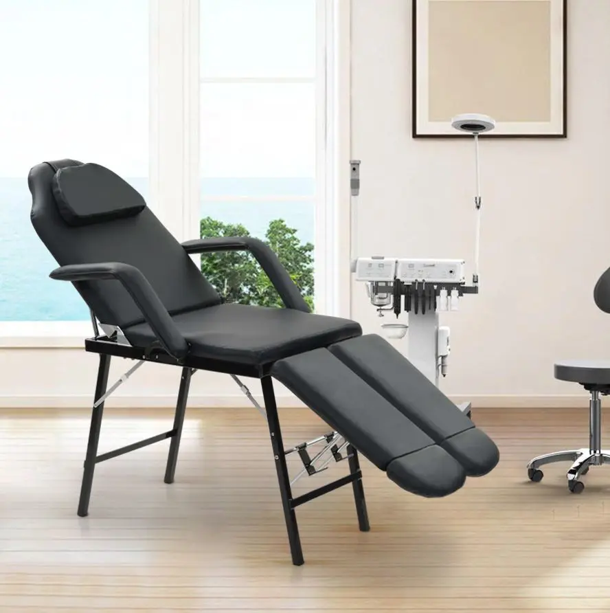 Fotoliu cosmetologic VidaXL 110161 (Black)