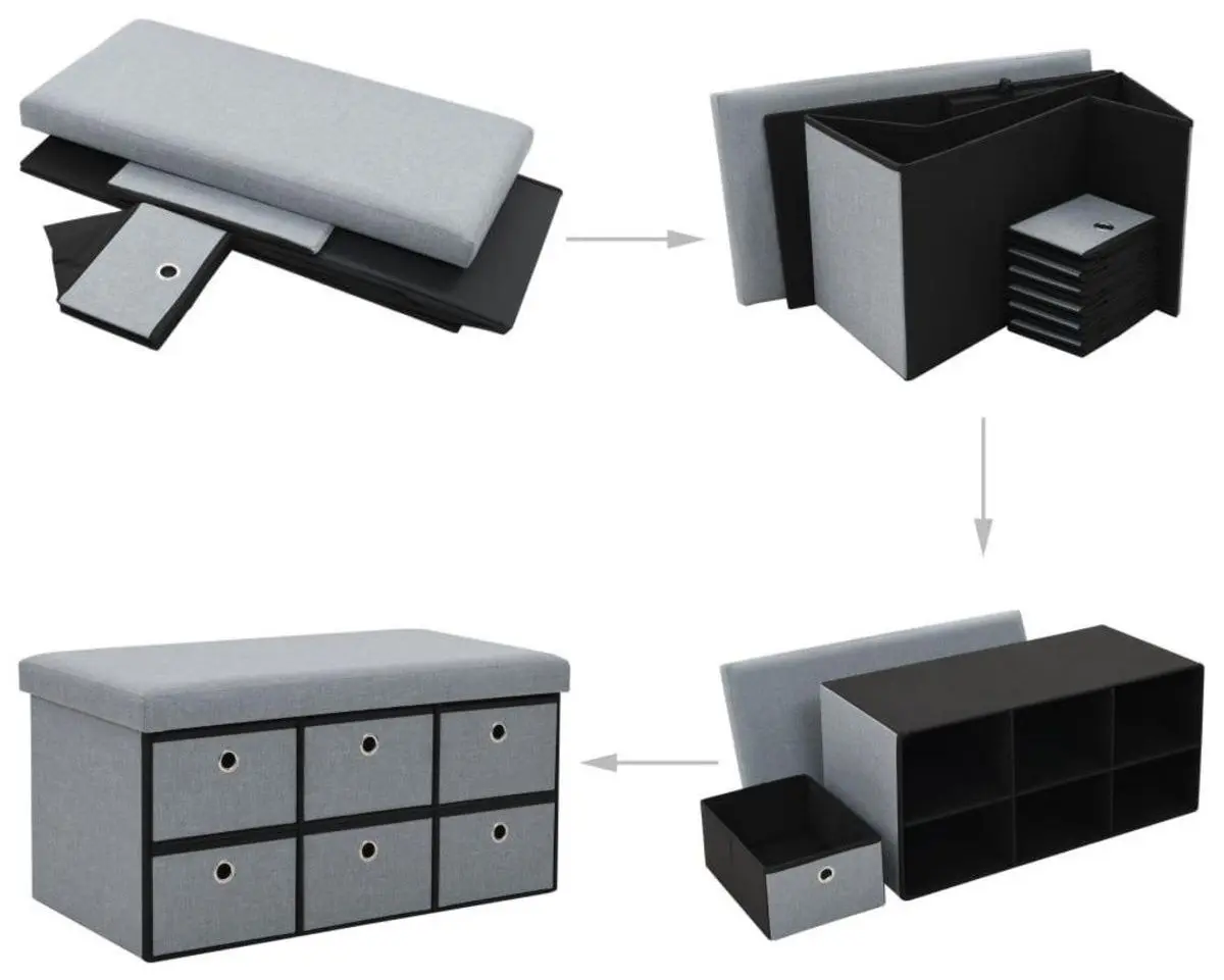 Bancheta Art Flame 4A-151FG (Grey)