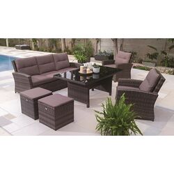 Set mobilier de gradina Villager Elda 67203 (Brown) Thumb