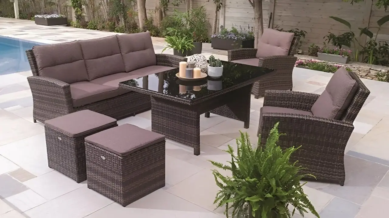 Set mobilier de gradina Villager Elda 67203 (Brown)