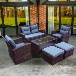 Set mobilier de gradina Villager Palawan (Brown)