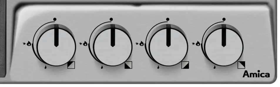 Aragaz incorporabil Amica PGD6100APR (Inox)