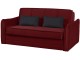 Canapea Fabulous Drew 2-locuri 38-103/57-103 (Burgundy/Black)