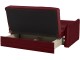 Canapea Fabulous Drew 2-locuri 38-103/57-103 (Burgundy/Black)