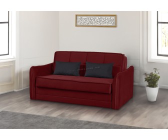 Canapea Fabulous Drew 2-locuri 38-103/57-103 (Burgundy/Black)