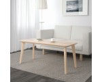 Masa pentru reviste Ikea Lisabo 118x50 (Furnir Frasin)