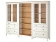 Книжный шкаф Ikea Hemnes дверцы/ящики 270x197 (Белая Морилка/Светло-коричневый)