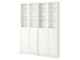 Книжный шкаф Ikea Billy/Oxberg 160x30x202 (Белый)