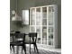 Книжный шкаф Ikea Billy/Oxberg стекло 160x30x202 (Белый)