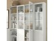 Книжный шкаф Ikea Billy/Oxberg стекло 160x202 (Белый)