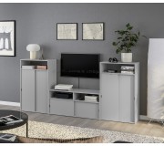 Тумба РТВ Ikea Spiksmed 216x32x97 (Cерый)