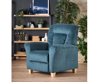 Fotoliu-recliner Halmar Bard (Dark Blue)