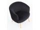 Fotoliu Halmar Crown (Black)