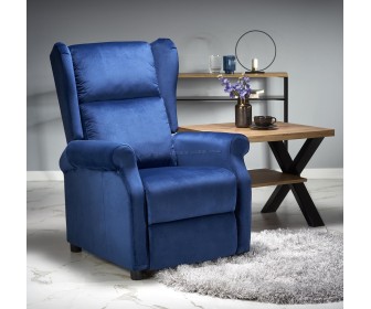 Fotoliu-recliner Halmar Agustin 2 (Blue)