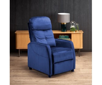 Fotoliu-recliner Halmar Felipe 2 (Dark Blue)