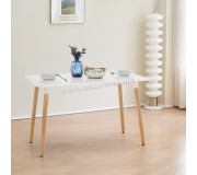 Masa Tempo Kondela Didier 5 New 120x80 (White/Beech)