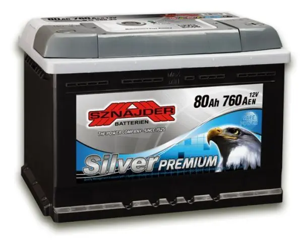 Acumulator Sznajder Silver Premium 80Ah