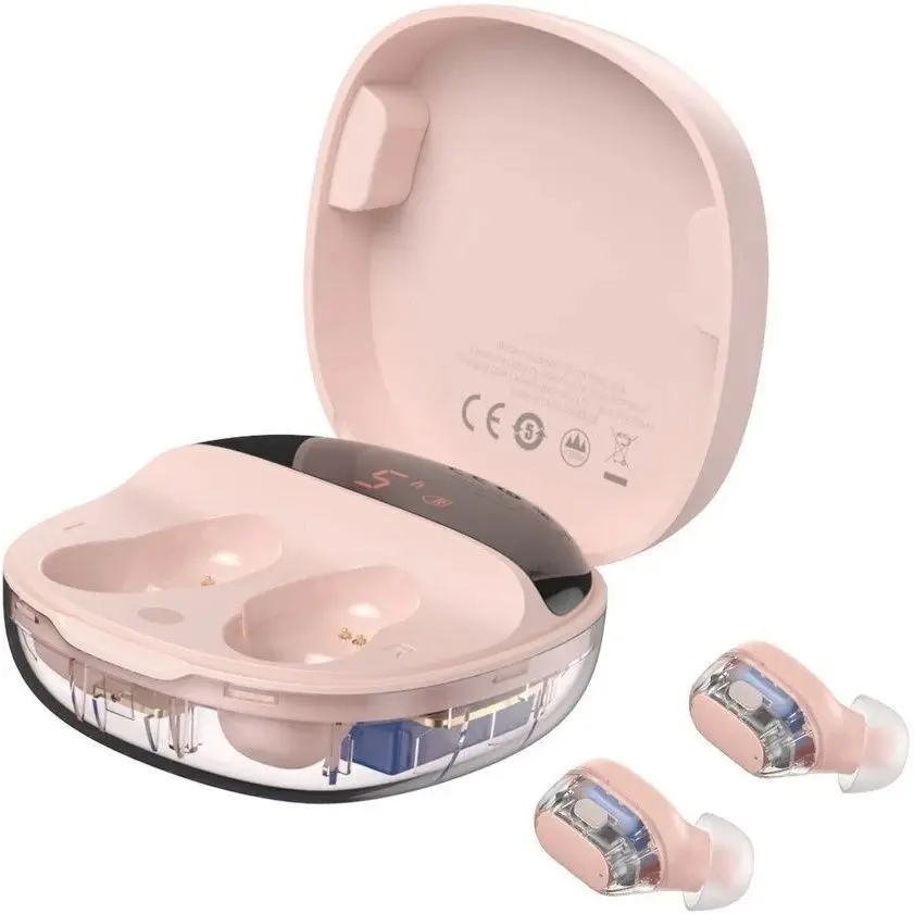 Беспроводные наушники Baseus Encok WM01 Plus (Pink)