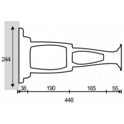 Кронштейн для телевизора OMB Lunar 3 06108W (10