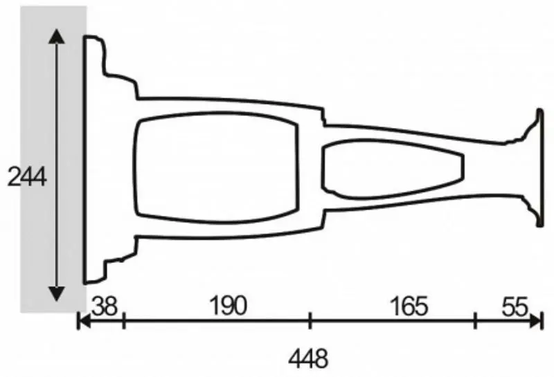 Кронштейн для телевизора OMB Lunar 3 06108W (10