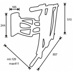 Suport pentru televizor OMB Lunar Reach 6093 (30