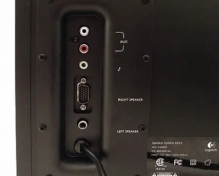 Акустическая система Logitech Z623 (Black) - 3