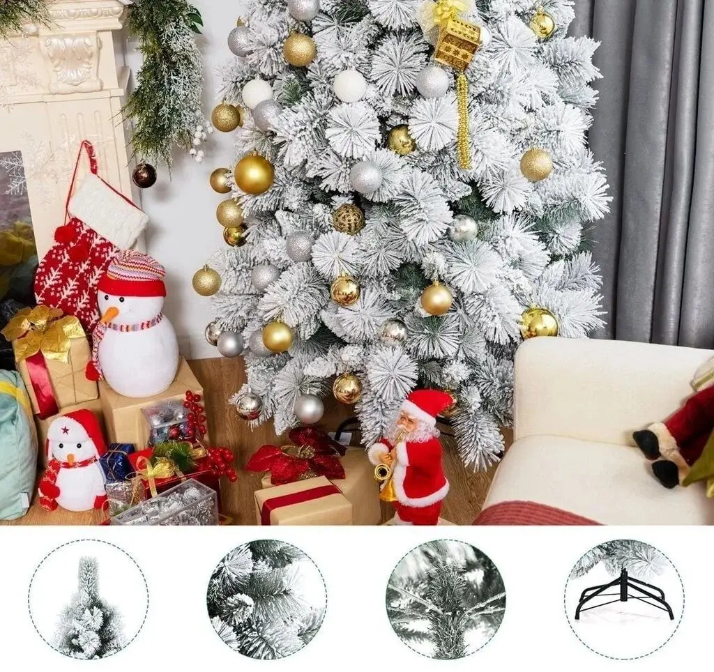 Елка Christmas PVC в снегу 180см - 2