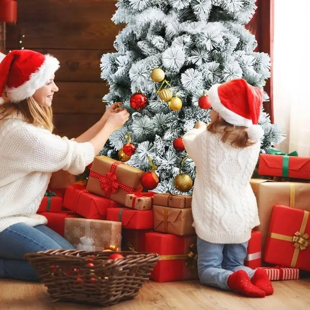 Елка Christmas PVC в снегу 180см - 3