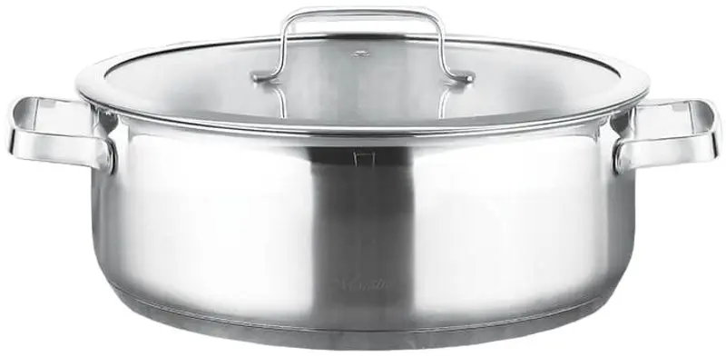 Кастрюля с крышкой Maestro Elite MR-3514-22 (Inox)