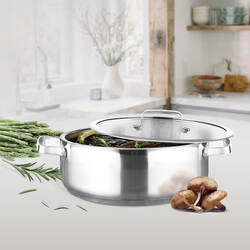 Кастрюля с крышкой Maestro Elite MR-3514-22 (Inox) Thumb