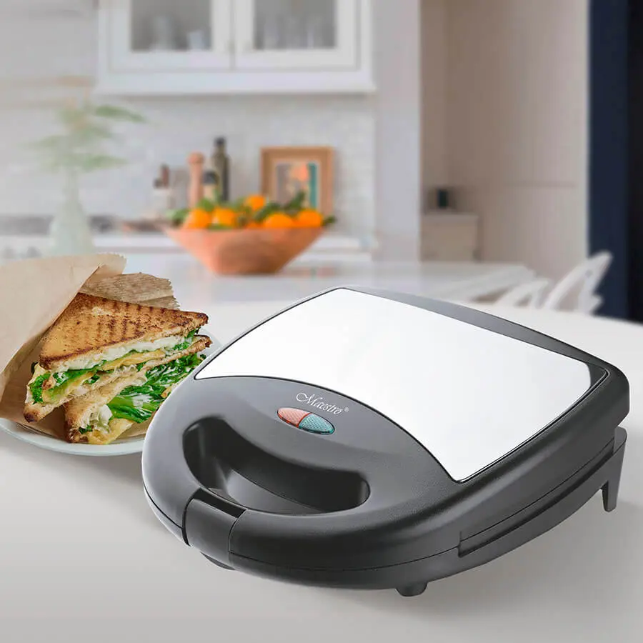 Бутербродница Maestro MR-713 (Black/Inox)