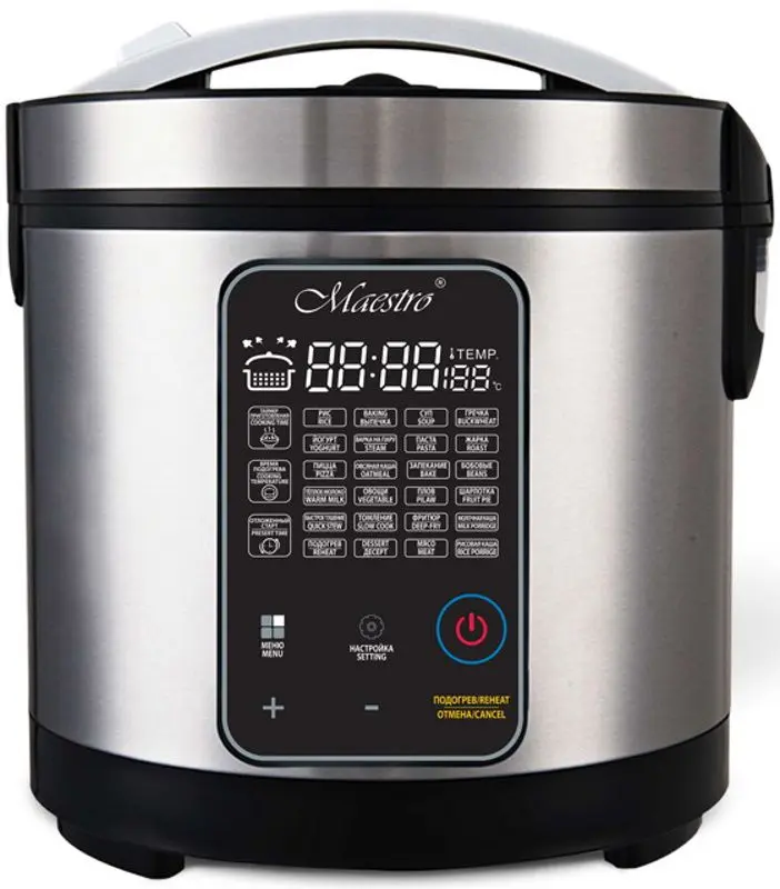 Multicooker Maestro MR-795 (Black/Inox)