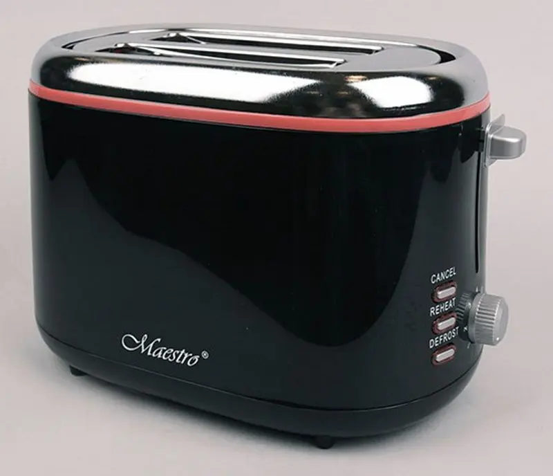 Prajitor de paine Maestro MR-705 (Black/Chrome)