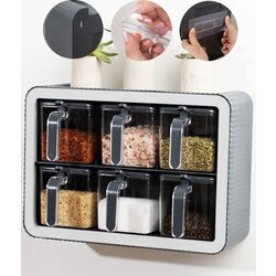 Set recipiente pentru condimente Violet House 0438 (Gray/White) Thumb