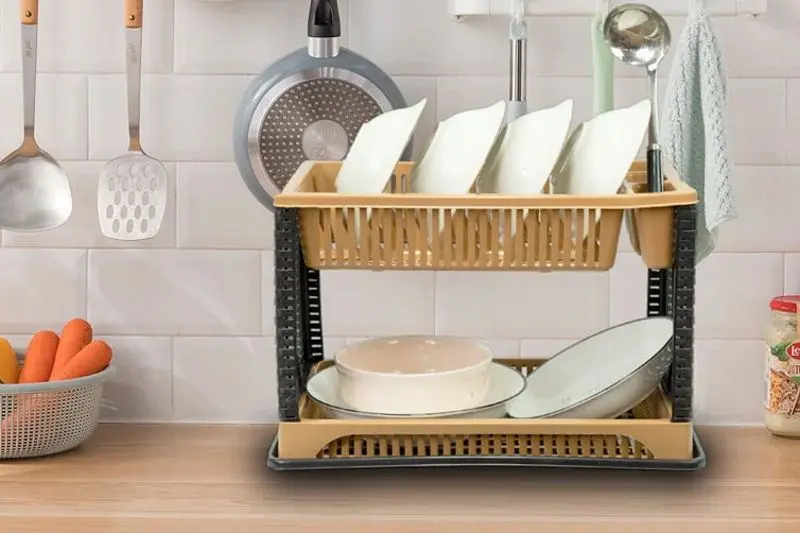 Uscator pentru vesela Saglik SP180 (Brown/Black)