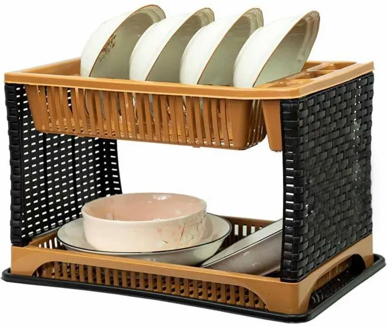 Uscator pentru vesela Saglik SP180 (Brown/Black)