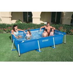 Piscina cu cadru Intex Rectangular Frame 28272 (Blue) Thumb
