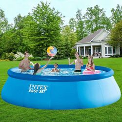 Надувной бассейн Intex Easy Set 28158 (Blue) Thumb
